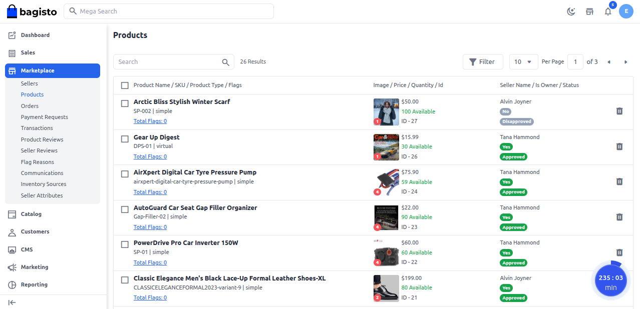 Global Commission Configuration