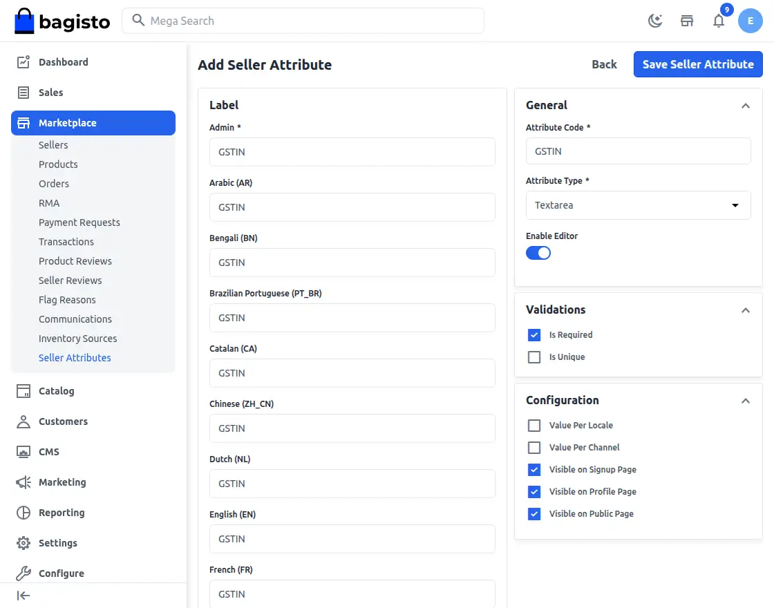Customer Email and Password