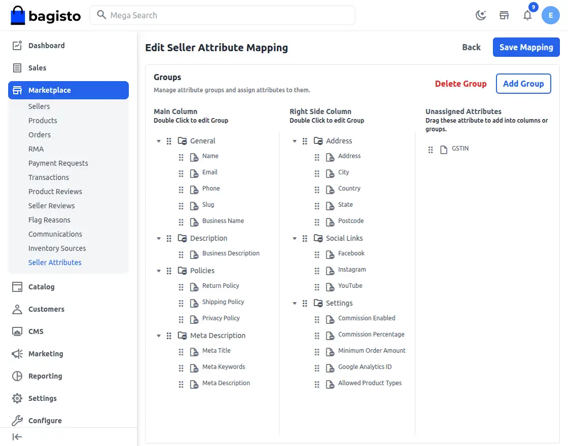 Customer Email and Password