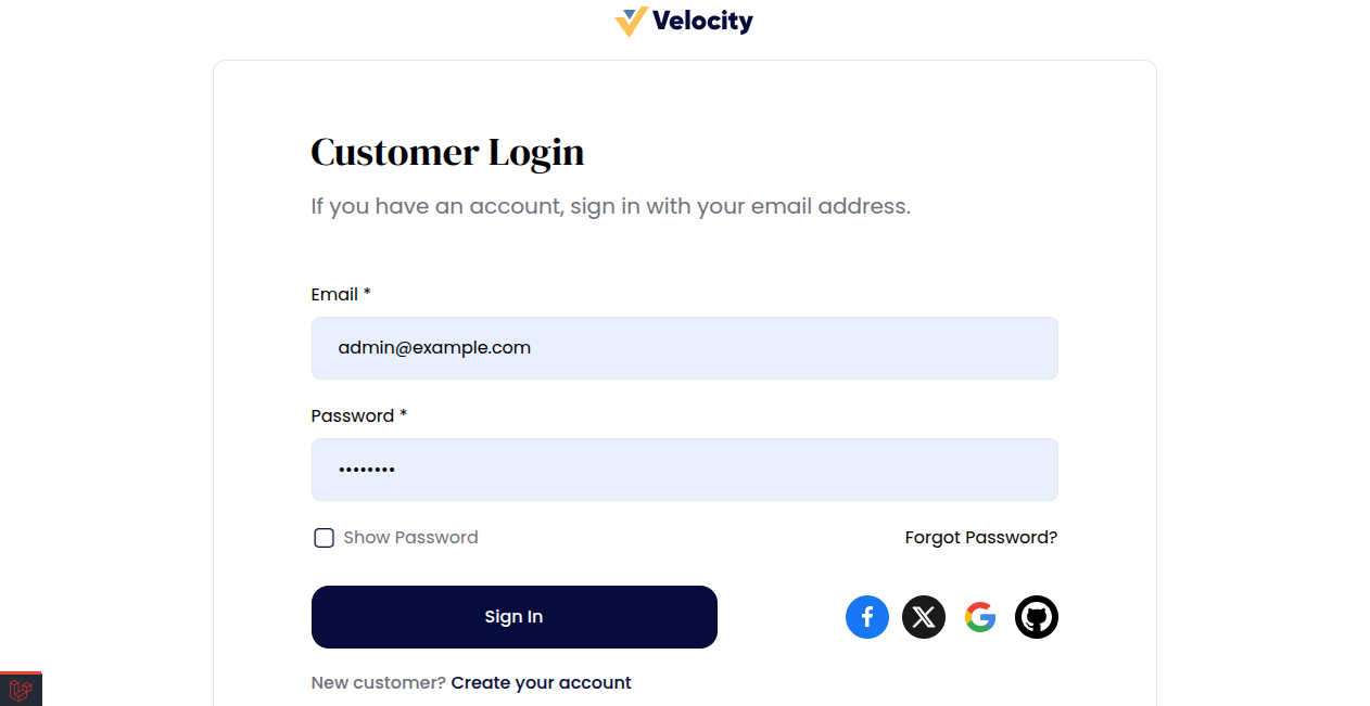 Super Admin Login
