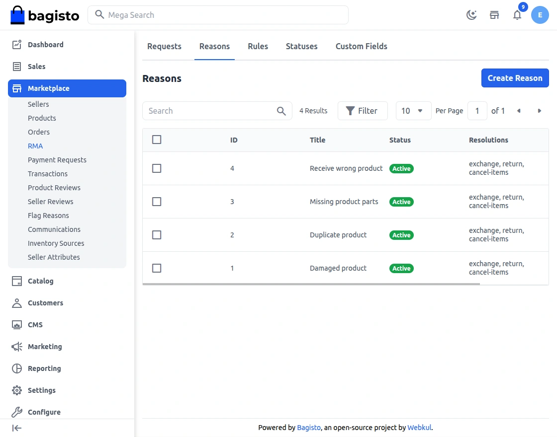 Customer Email and Password