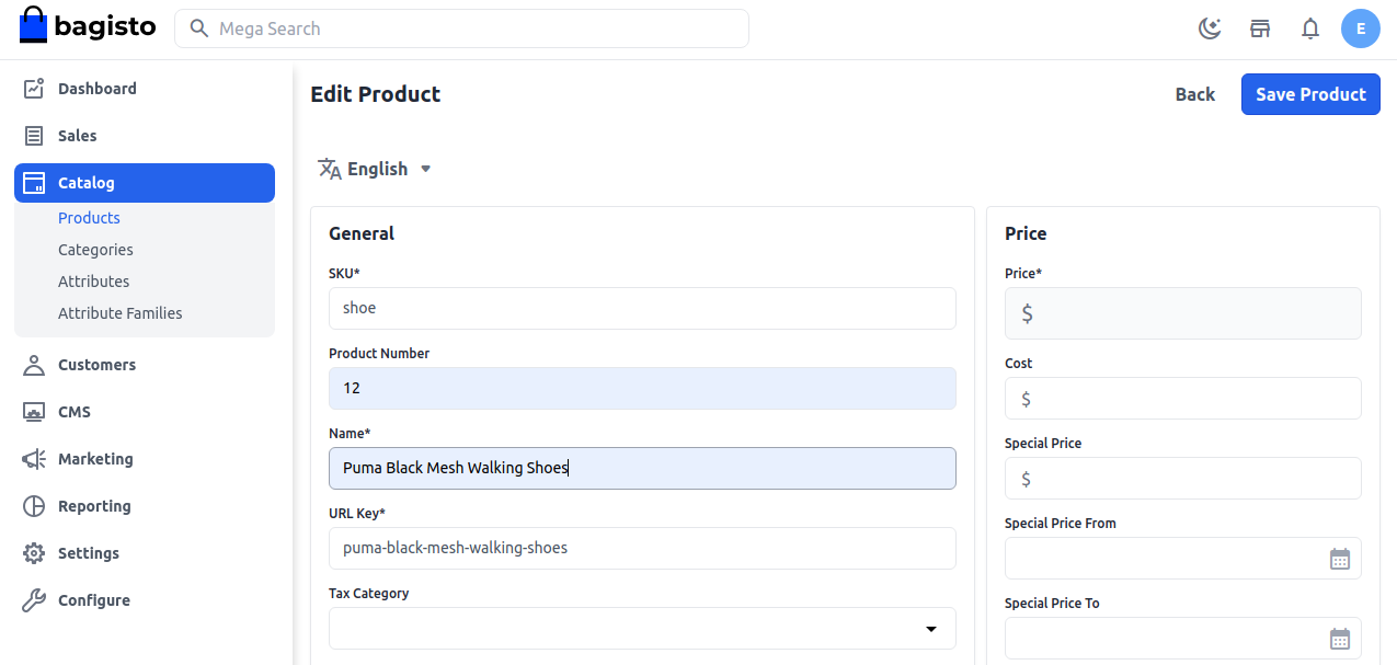 Edit Product