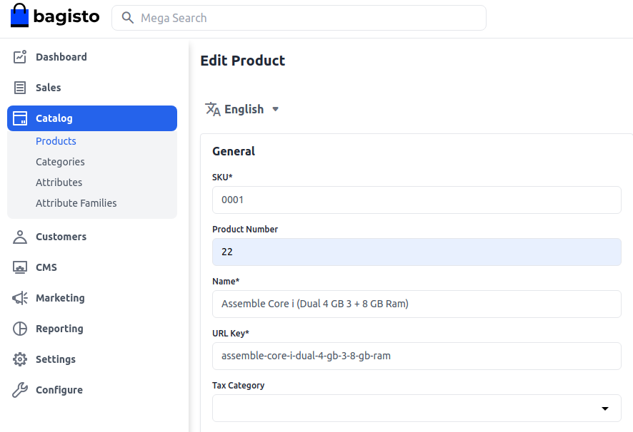 Edit Product