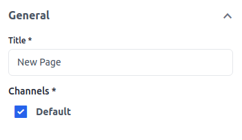 General Settings