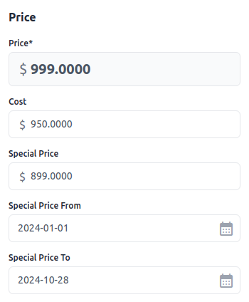 Product Price