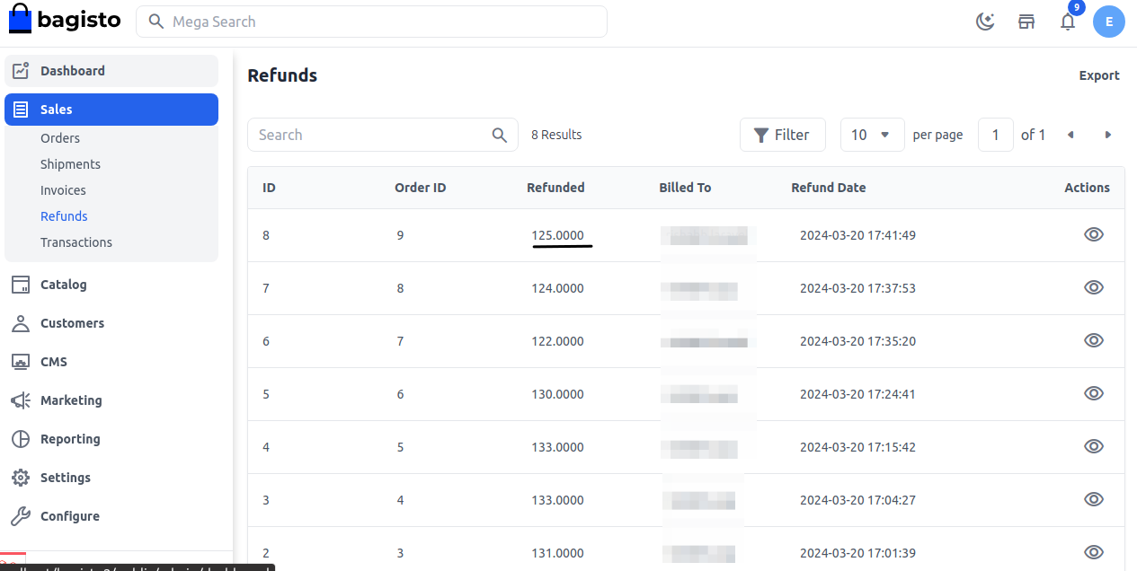 Refund Grid