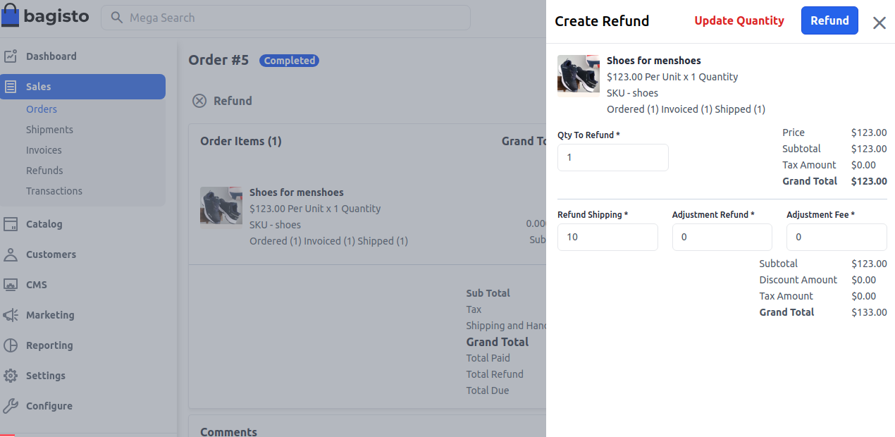 Refund Shipping