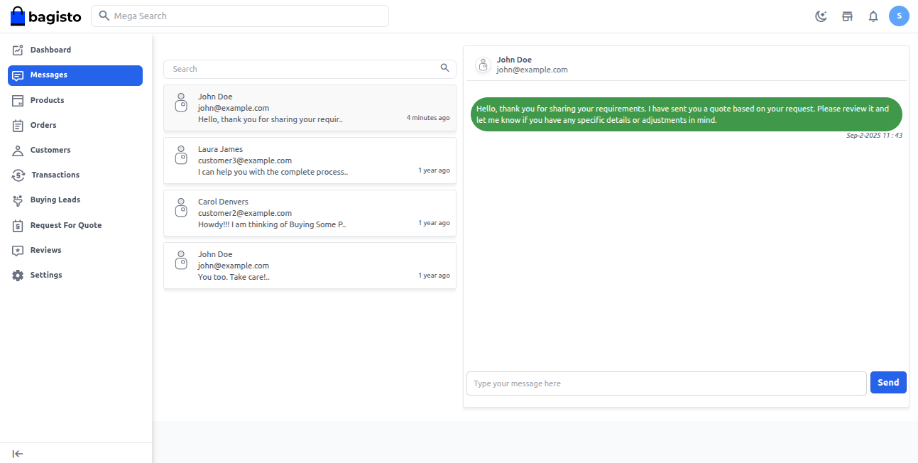 Message Communication