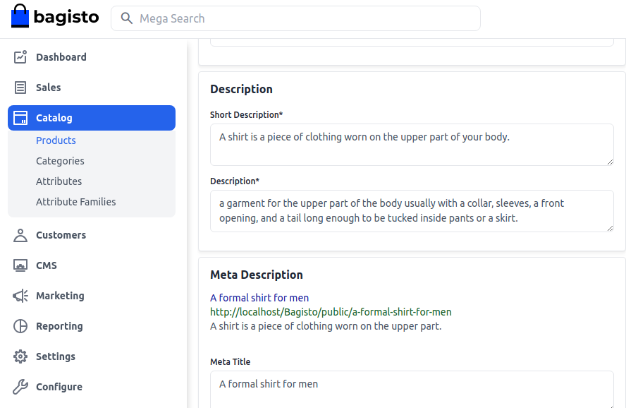 Product Descriptions