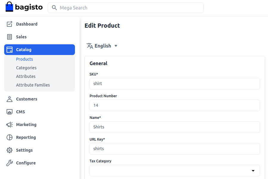 Edit Products
