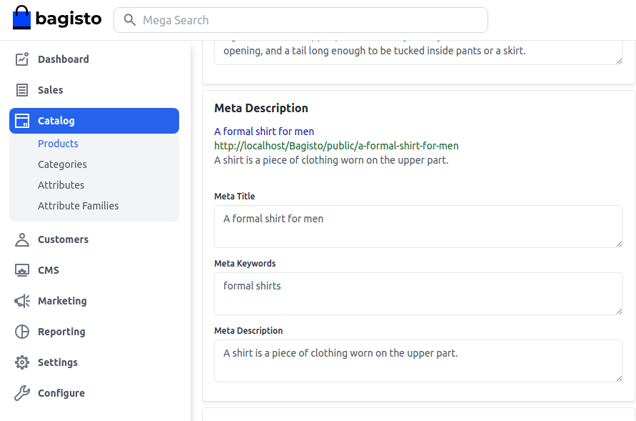Meta Descriptions