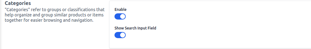 Categories Rich Snippets