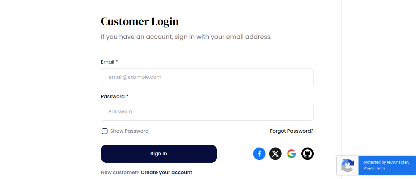 Account Login