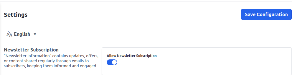 Enable Newsletter