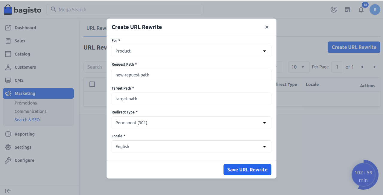 Step 2: Add URL Rewrite Details