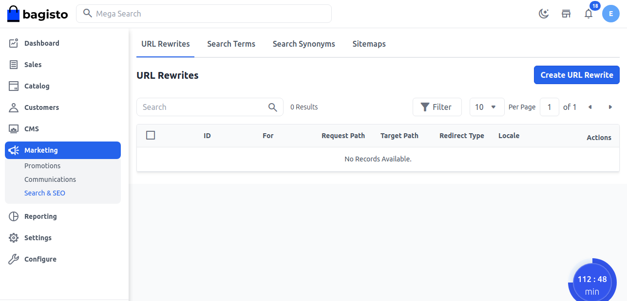 Step 1: Navigate to URL Rewrite