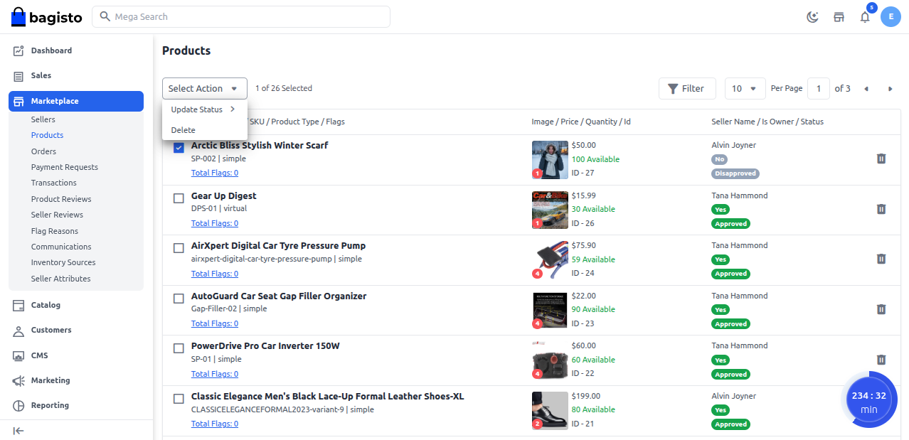 Global Commission Configuration