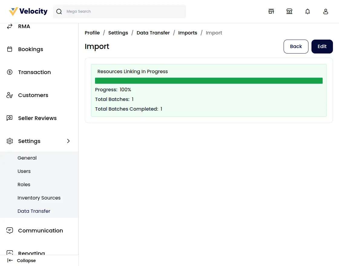 Customer Email and Password