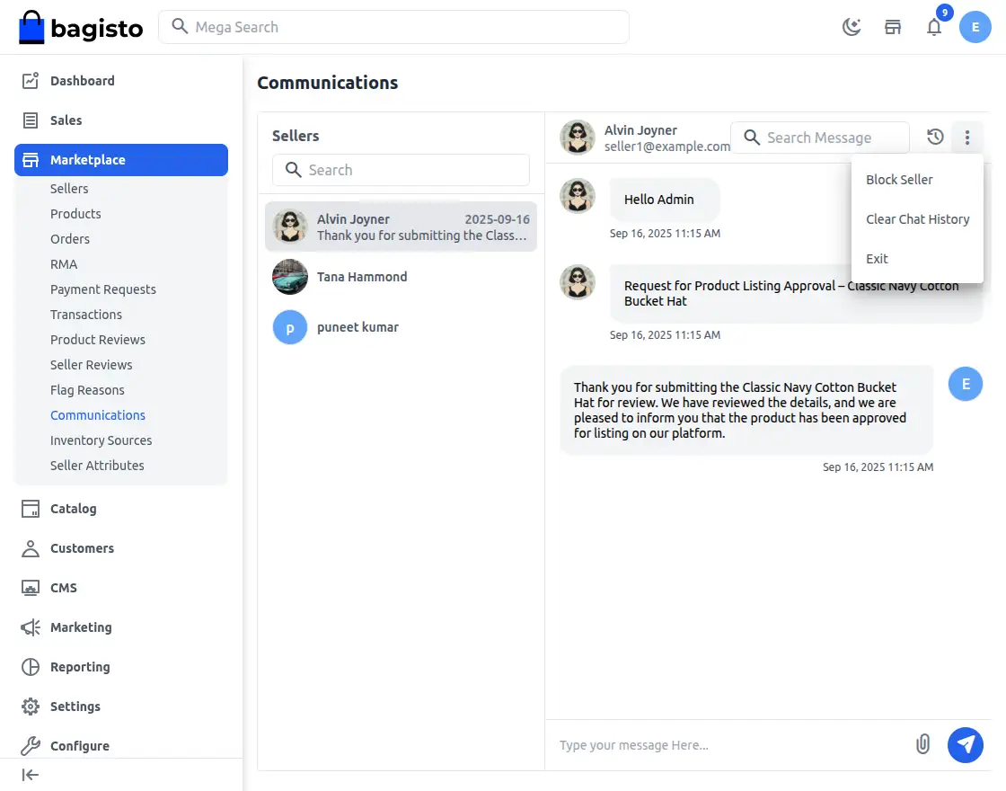 Global Commission Configuration
