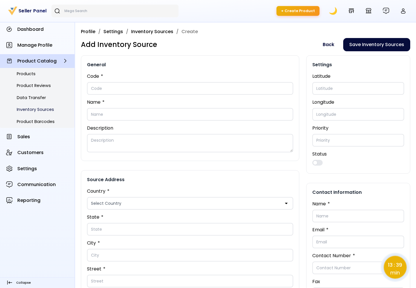Create Inventory Source