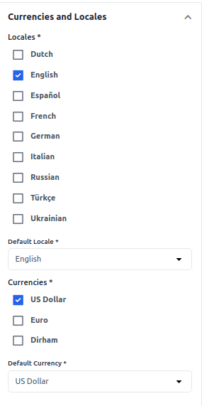 Currency and Locales